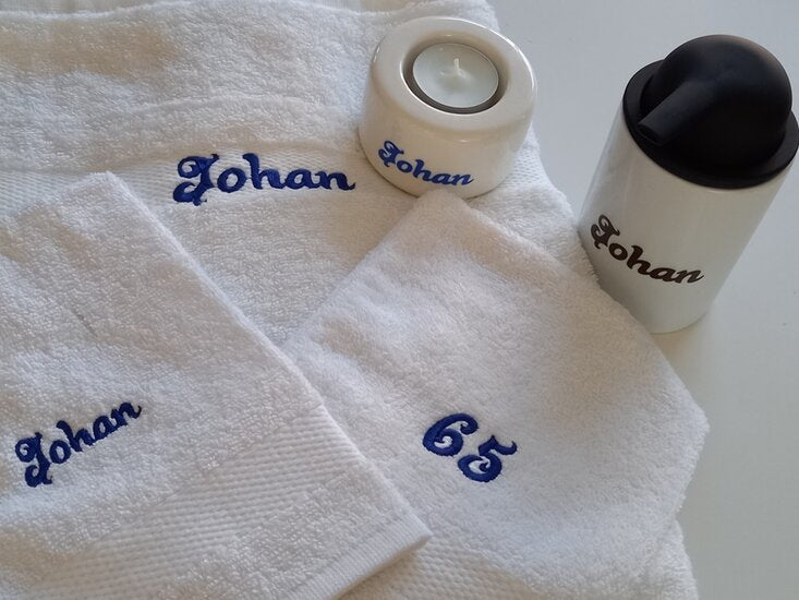 Waxinelichthouder met Naam of Tekst