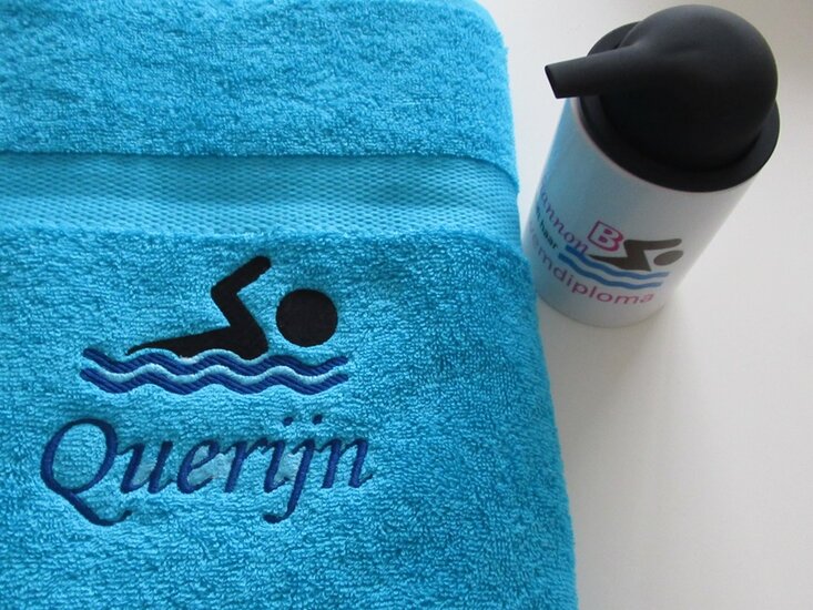 Zwem handdoek met naam