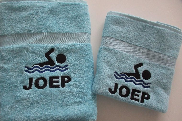 Sport handdoek met naam